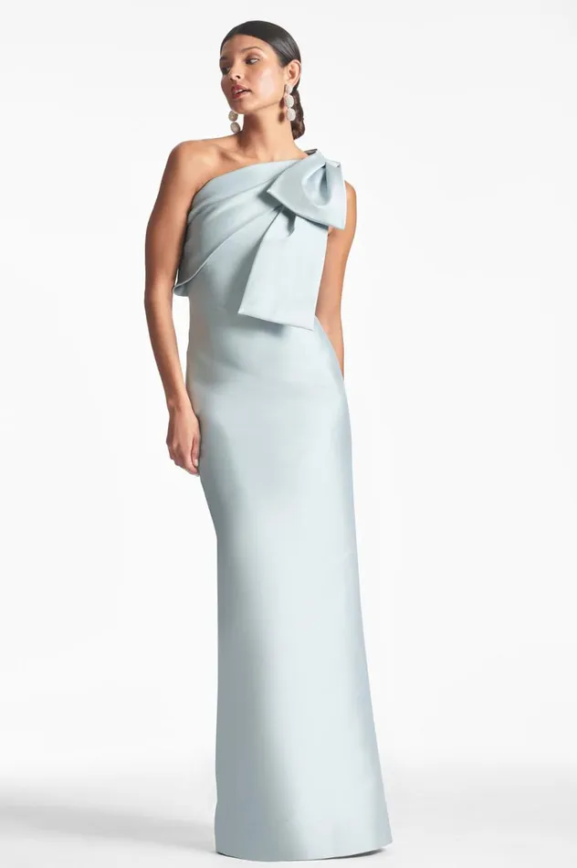 Evening Women Sachin and Babi Bonnie Gown 8211 Ash Blue