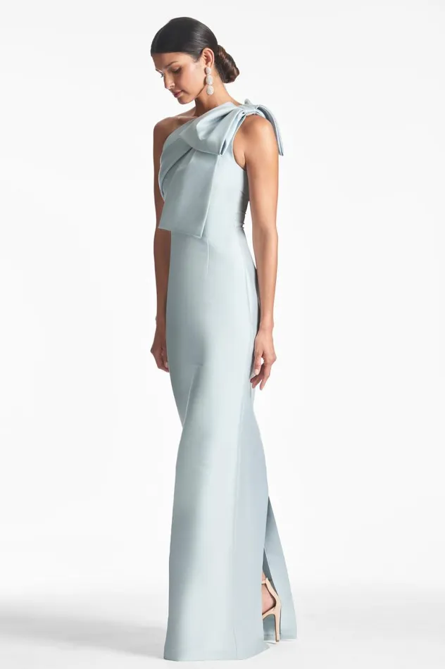 Evening Women Sachin and Babi Bonnie Gown 8211 Ash Blue