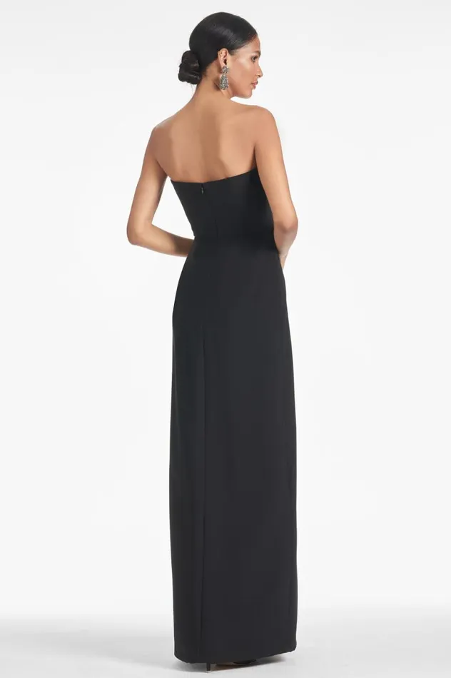 Evening Women Sachin and Babi Ivy Gown 8211 BlackSilver