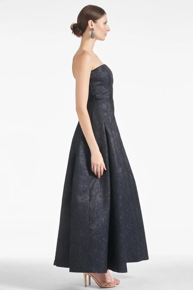 Evening Women Sachin and Babi Margaux Gown 8211 BlackMidnight