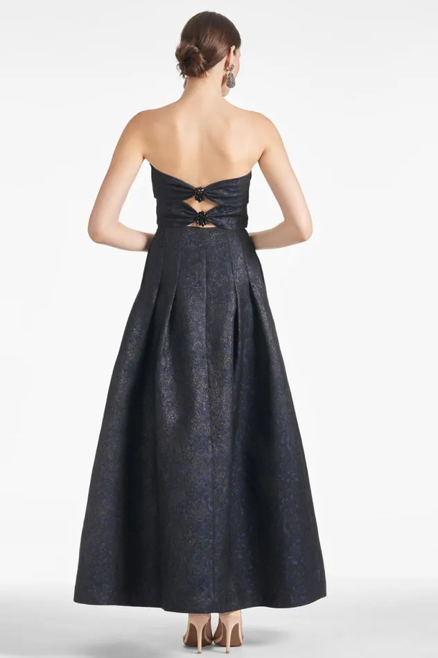 Evening Women Sachin and Babi Margaux Gown 8211 BlackMidnight