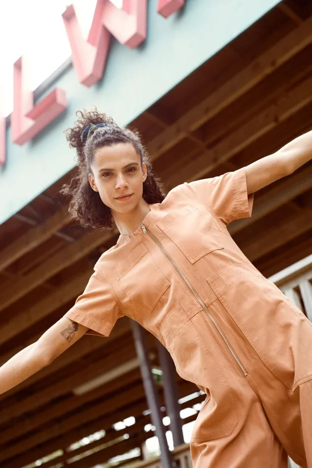 Felix Boilersuit Terracotta Womens LF Markey One Pieces