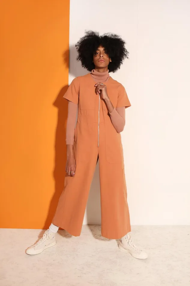 Felix Boilersuit Terracotta Womens LF Markey One Pieces