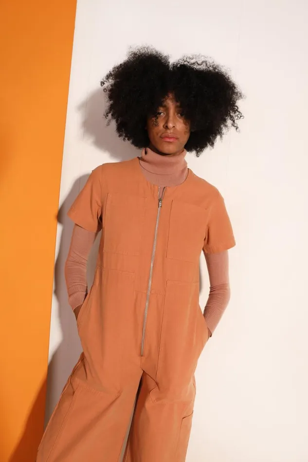 Felix Boilersuit Terracotta Womens LF Markey One Pieces