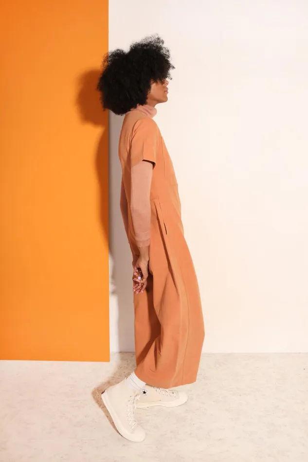 Felix Boilersuit Terracotta Womens LF Markey One Pieces