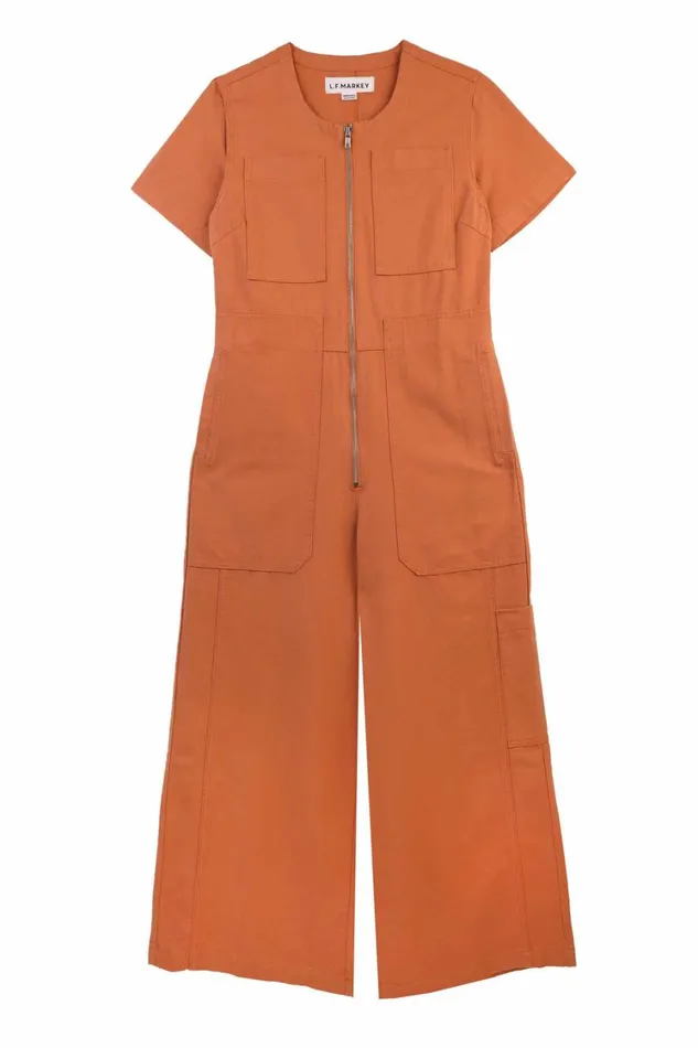 Felix Boilersuit Terracotta Womens LF Markey One Pieces