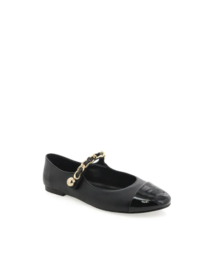 Flats Billini Ballet Flats CALAN BLACKBLACK PATENT