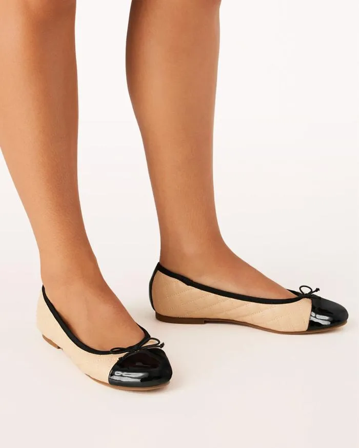 Flats Billini Ballet Flats CHRISTINE NOUGATBLACK