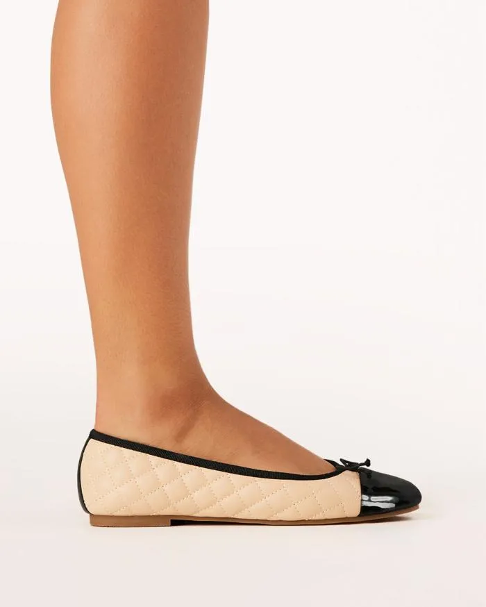 Flats Billini Ballet Flats CHRISTINE NOUGATBLACK