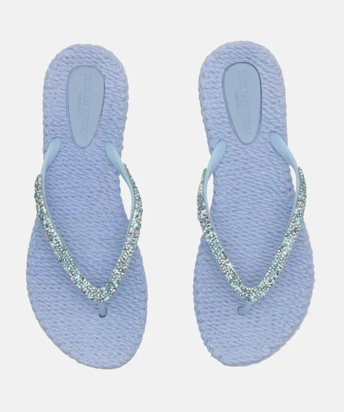 Flip Flop With Glitter 8211 Blue Bell Shoes Ilse Jacobsen Flip Flops