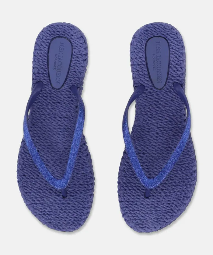 Flip Flop With Glitter 8211 Blue Web Shoes Ilse Jacobsen Flip Flops Flip Flop With Glitter 8211 Blue Web Shoes Ilse Jacobsen Flip Flops