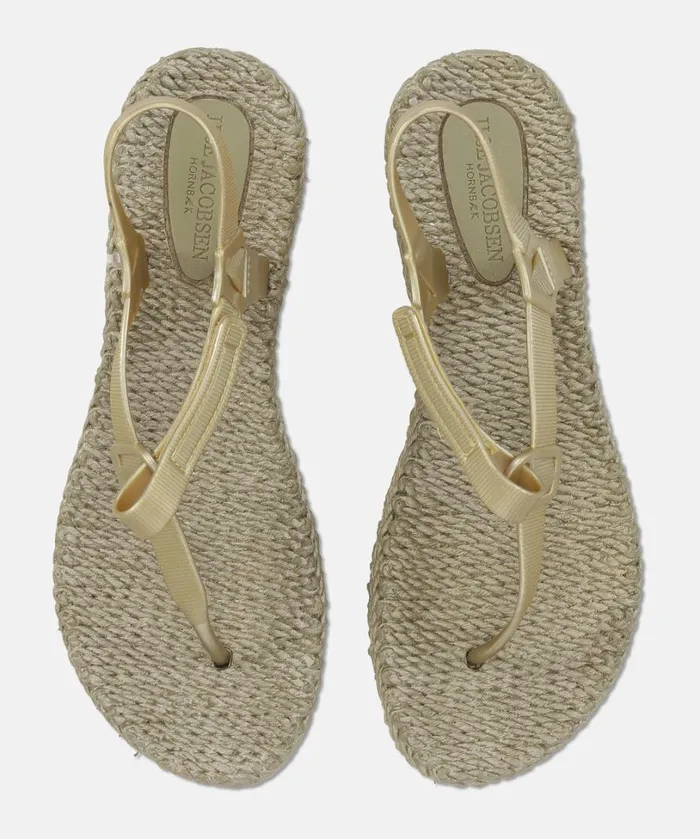 Flip Flop With Straps 8211 Platin Shoes Ilse Jacobsen Flip Flops