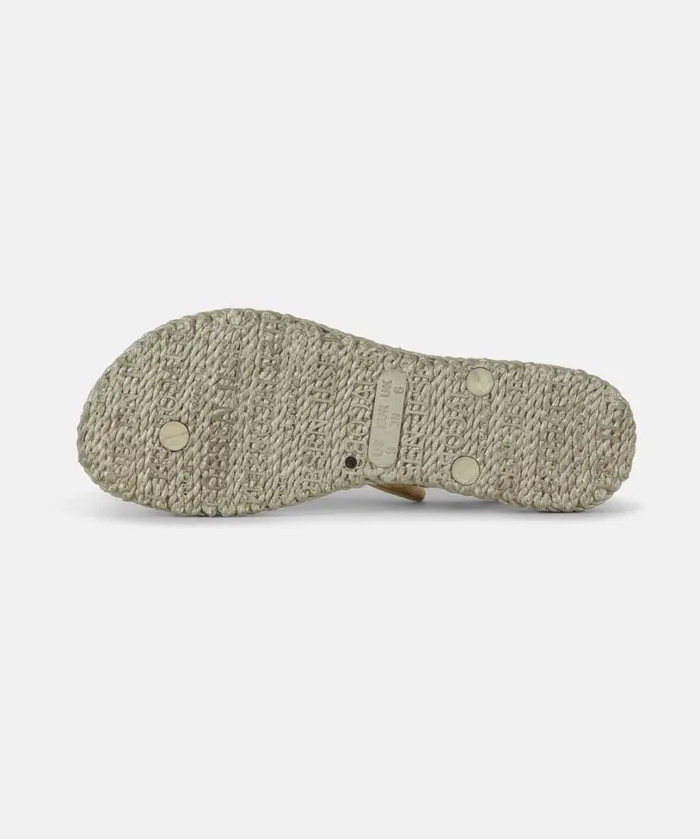 Flip Flop With Straps 8211 Platin Shoes Ilse Jacobsen Flip Flops