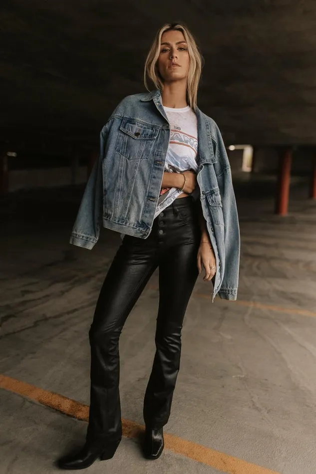 Ford Mustang Graphic Tee White Women Bohme Tees and Tanks