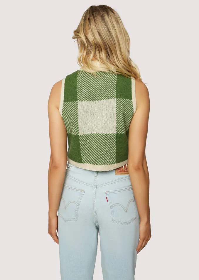 Forest School Crop Top Forestgingham Women Lost Wander Tops