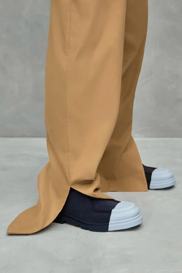 Formal Shoes Men Camper Junction Blue Nubuck Shoes