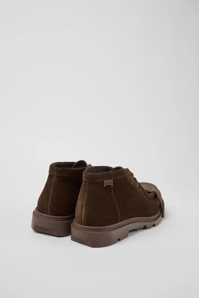 Formal Shoes Men Camper Junction Brown Nubuck Shoes Formal Shoes Men Camper Junction Brown Nubuck Shoes