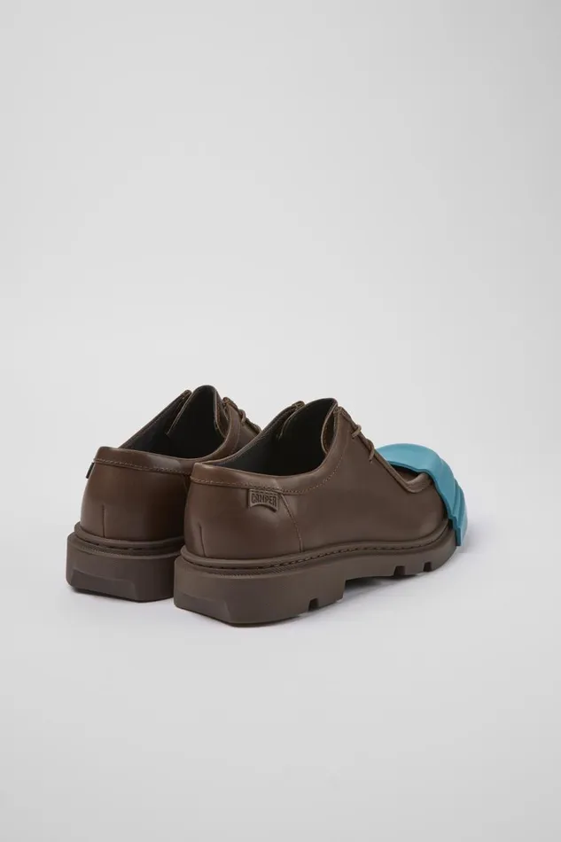 Formal Shoes Women Camper Junction Brown Responsibly Raised Leather Shoes
