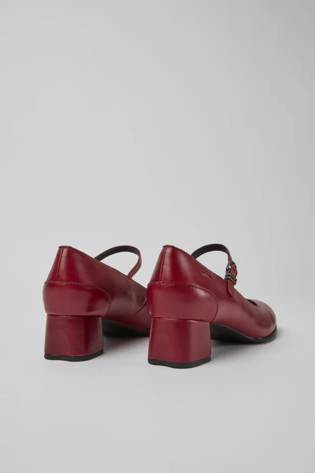 Formal Shoes Women Camper Katie Red Leather Mary Jane Heels Formal Shoes Women Camper Katie Red Leather Mary Jane Heels