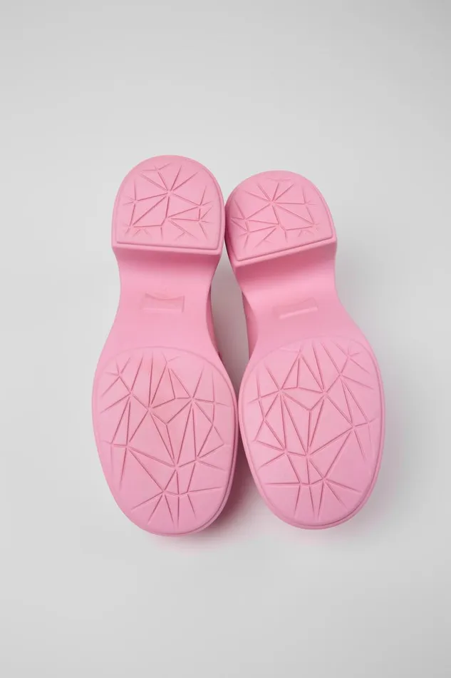 Formal Shoes Women Camper Thelma Pink Leather Loafer