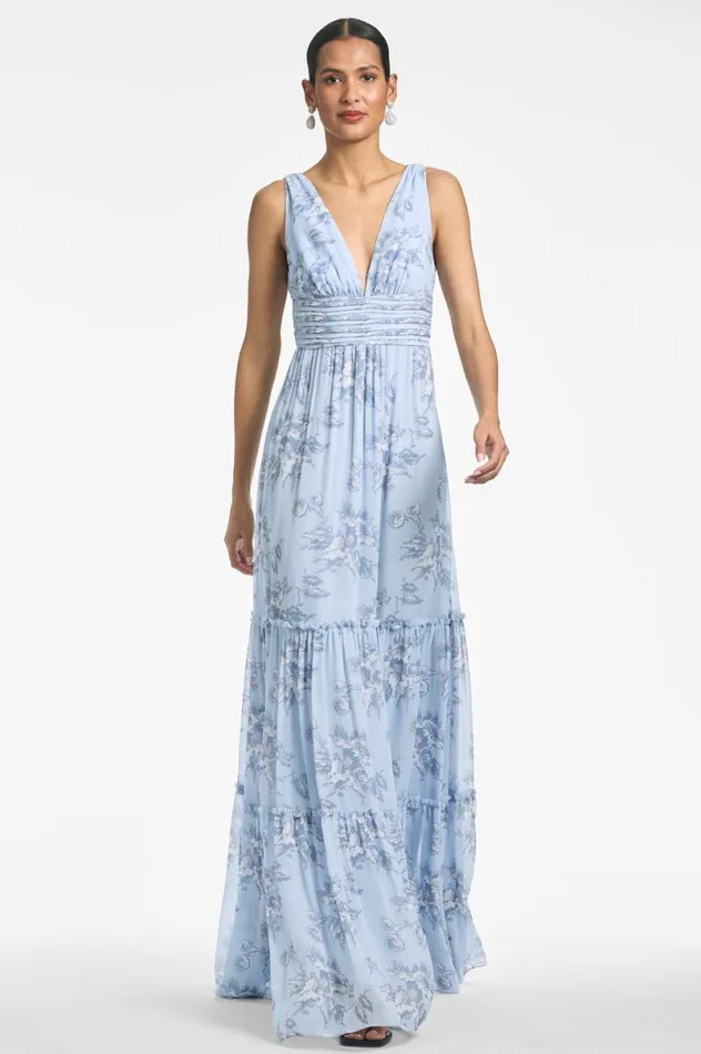 Formal Women Sachin and Babi Justine Gown 8211 Iced Narcissus