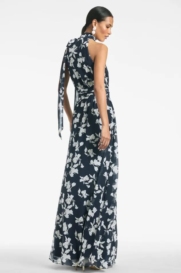Formal Women Sachin and Babi Kayla Gown 8211 Navy Venetia Petal