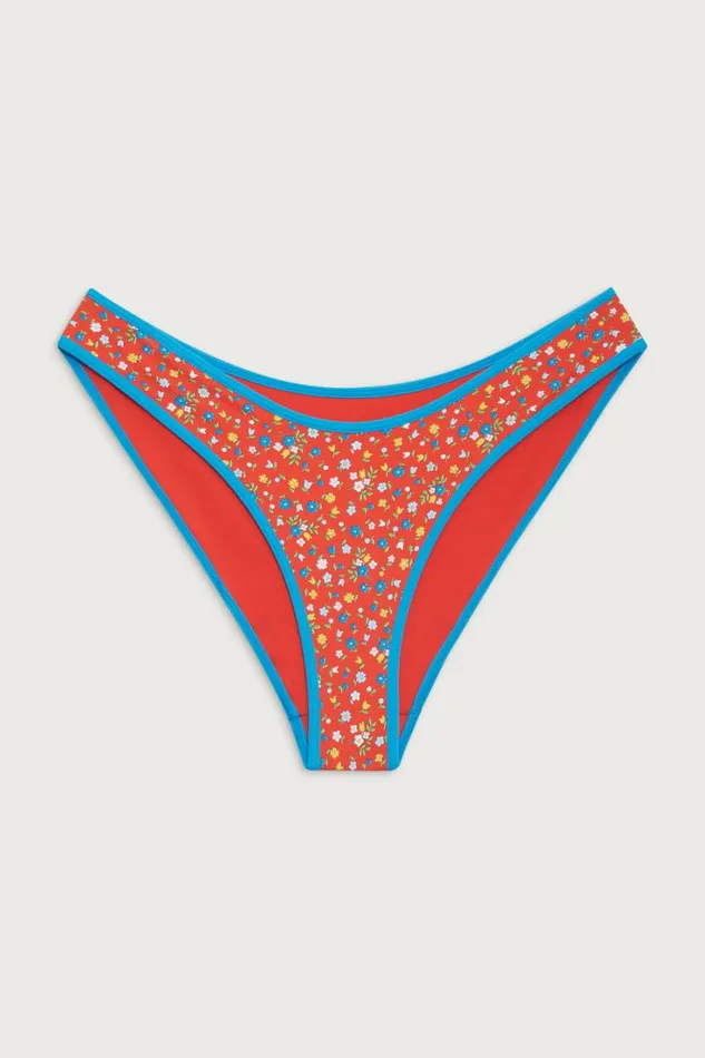 Frankies Bikinis Bikinis Women Catalina Full Coverage Bikini Bottom Seaside Farm