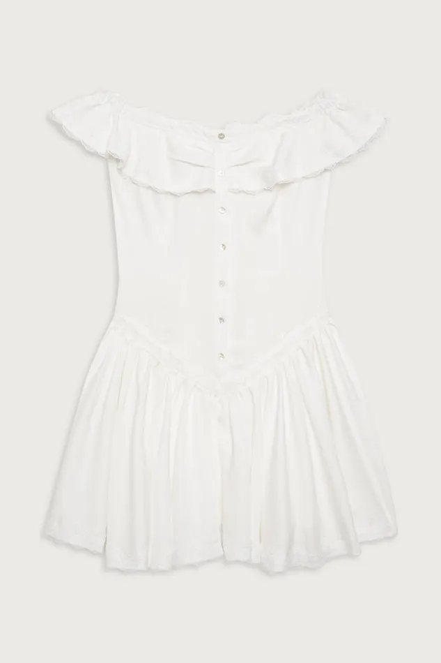 Frankies Bikinis Dresses Women Charli Mini Dress White