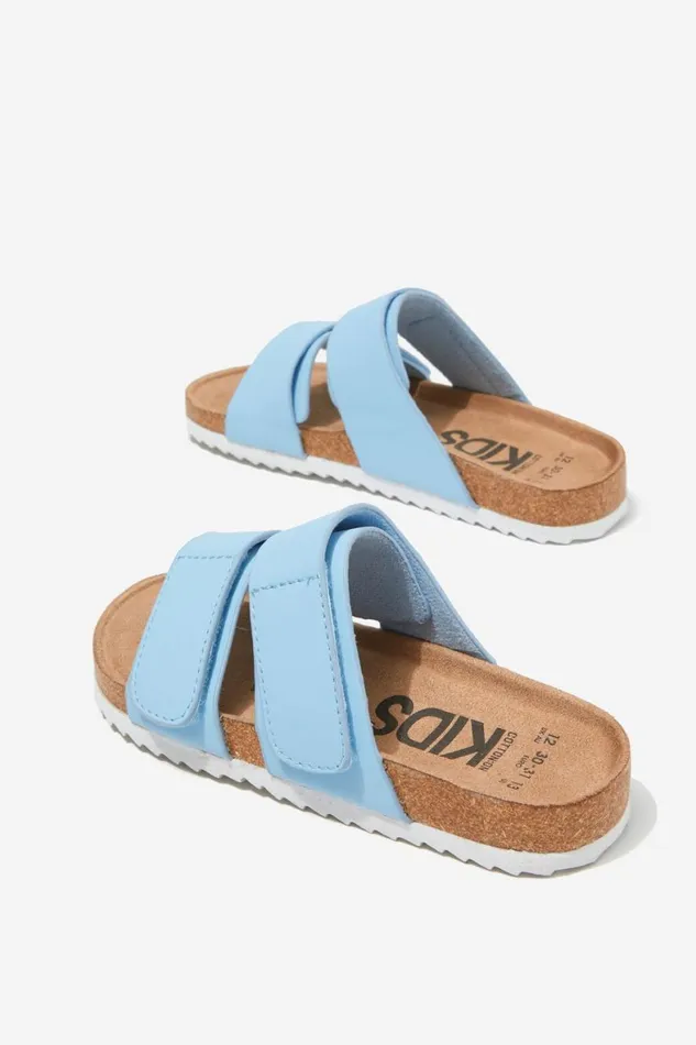 Girls 214Boys 214 Flats and Sandals Cotton On Theo Slide Skye Haze