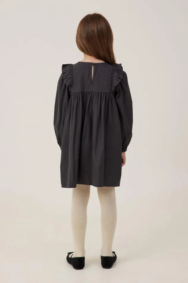 Girls 214 Dresses Cotton On Holly Long Sleeve Dress Phantom Stripe