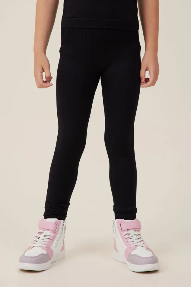 Girls 214 Leggings Pants and Jeans Cotton On Imogen Seamfree Legging Black