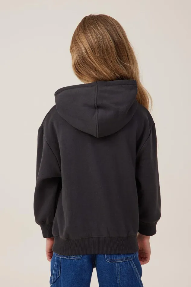 Girls 214 Sweatshirts and Sweatpants Cotton On License Emerson Hoodie Lcn Bra Rolling Stones Flowersphantom Wash