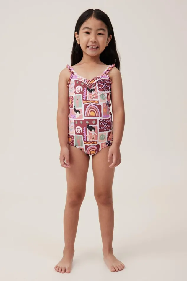 Girls 214 Swimwear Cotton On Arabella One Piece Hennaparadise Mermaid