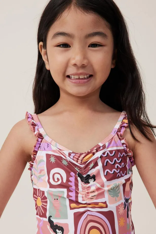 Girls 214 Swimwear Cotton On Arabella One Piece Hennaparadise Mermaid