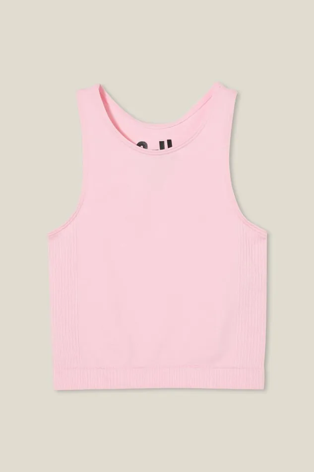 Girls 214 Tops and TShirts Cotton On Kali Seamfree Tank Blush Pink