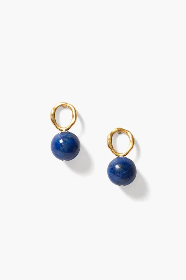 Globe Stud Earrings Lapis Women Chan Luu Earrings