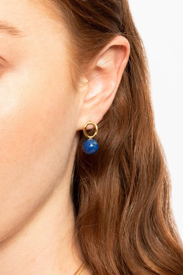 Globe Stud Earrings Lapis Women Chan Luu Earrings