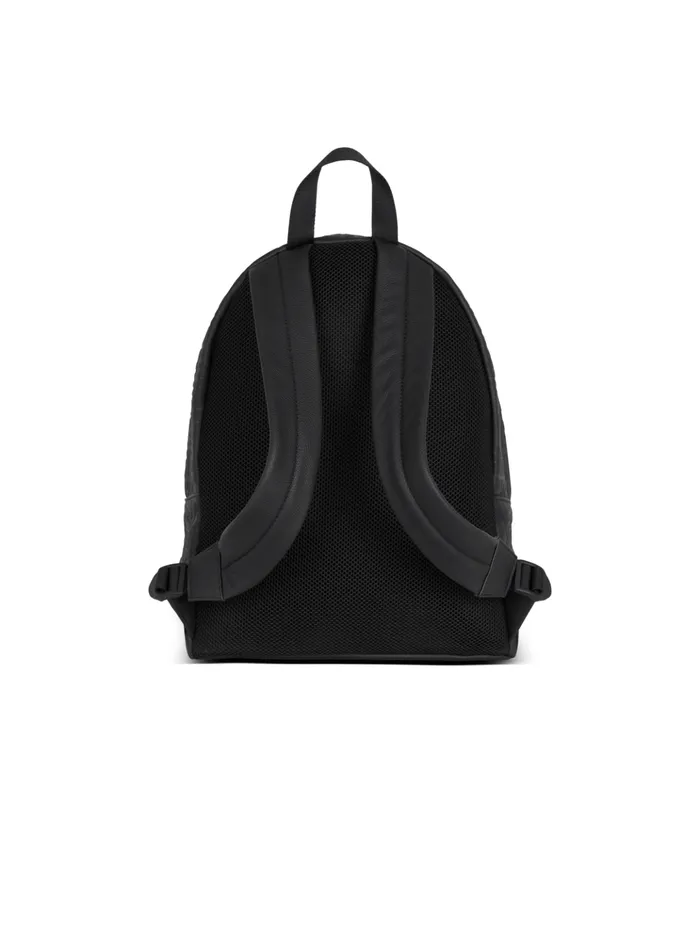 Grained Leather Backpack Black Men Balmain Bags And Backpacks