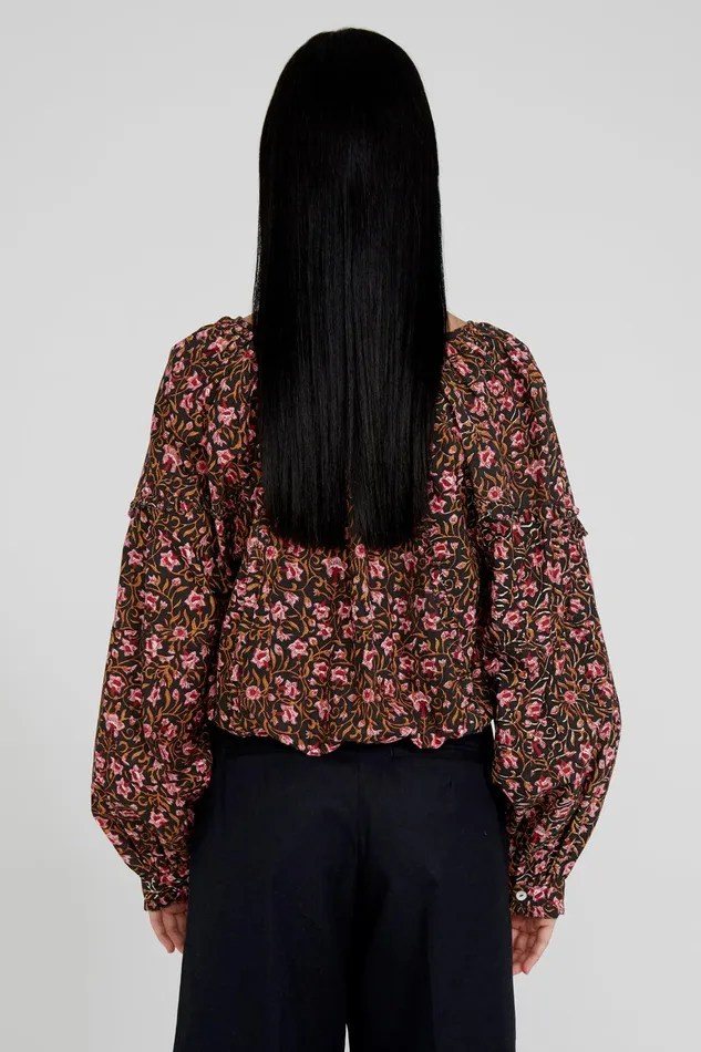 Greta Blouse Sachet Pink Women Chan Luu Tops