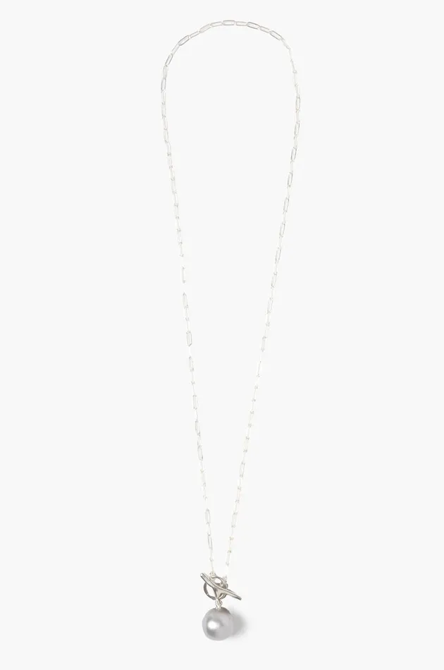 Grey Freshwater Pearl Toggle Necklace Women Chan Luu Necklaces