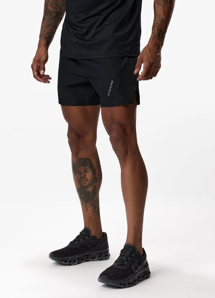 Gym King Gymwear Men Divergent Short 8211 Black
