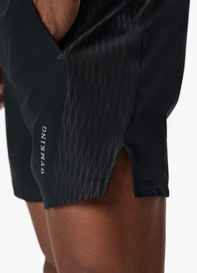 Gym King Gymwear Men Divergent Short 8211 Black