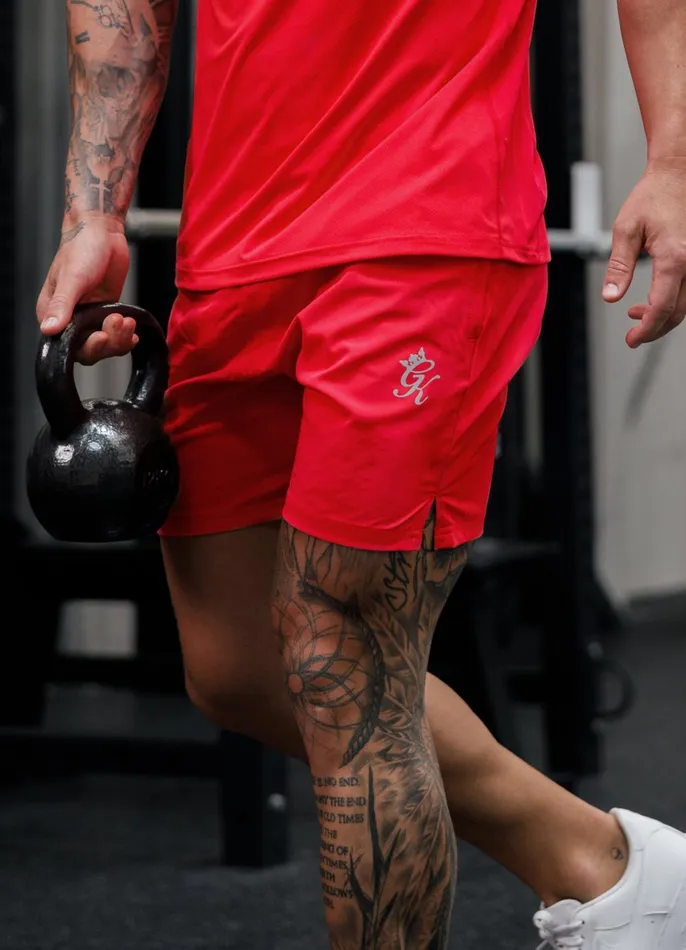 Gym King Gymwear Men Energy Short 8211 Hot Red
