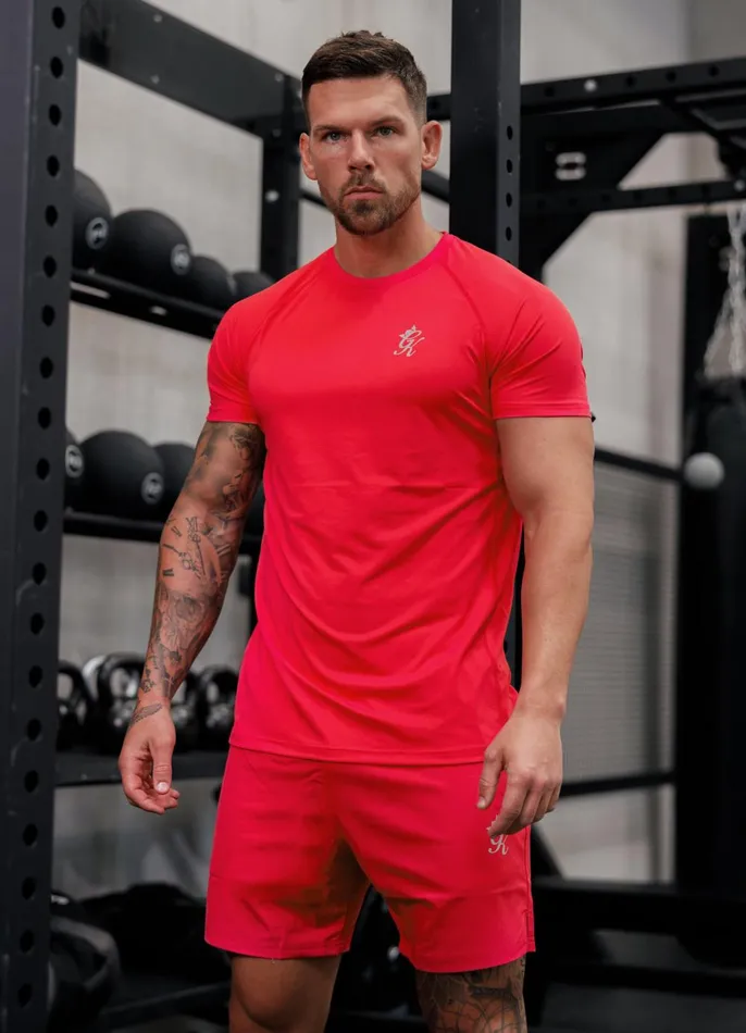 Gym King Gymwear Men Energy Tee 8211 Hot Red