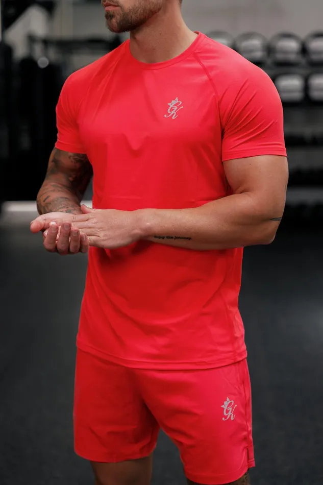 Gym King Gymwear Men Energy Tee 8211 Hot Red