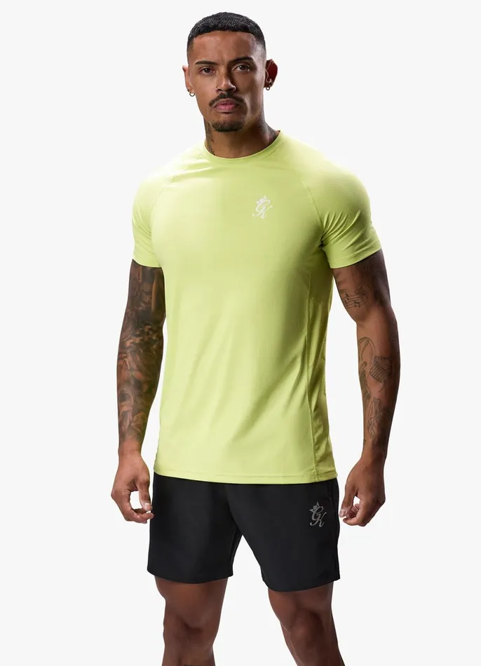 Gym King Gymwear Men Energy Tee 8211 Limelight