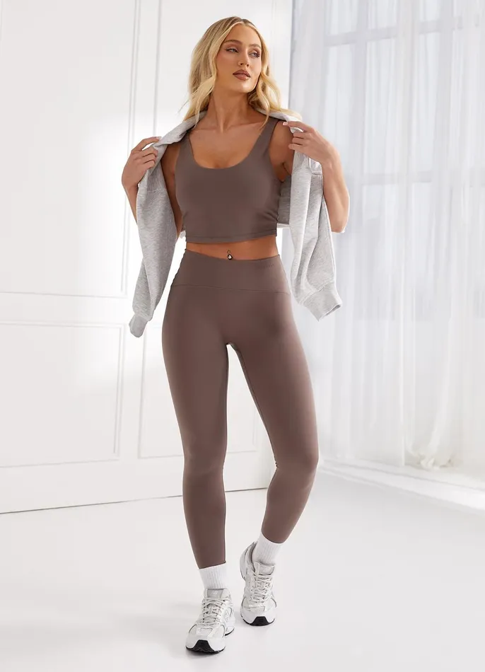 Gym King Gymwear Women Peach Luxe Tank 8211 Praline Luxe