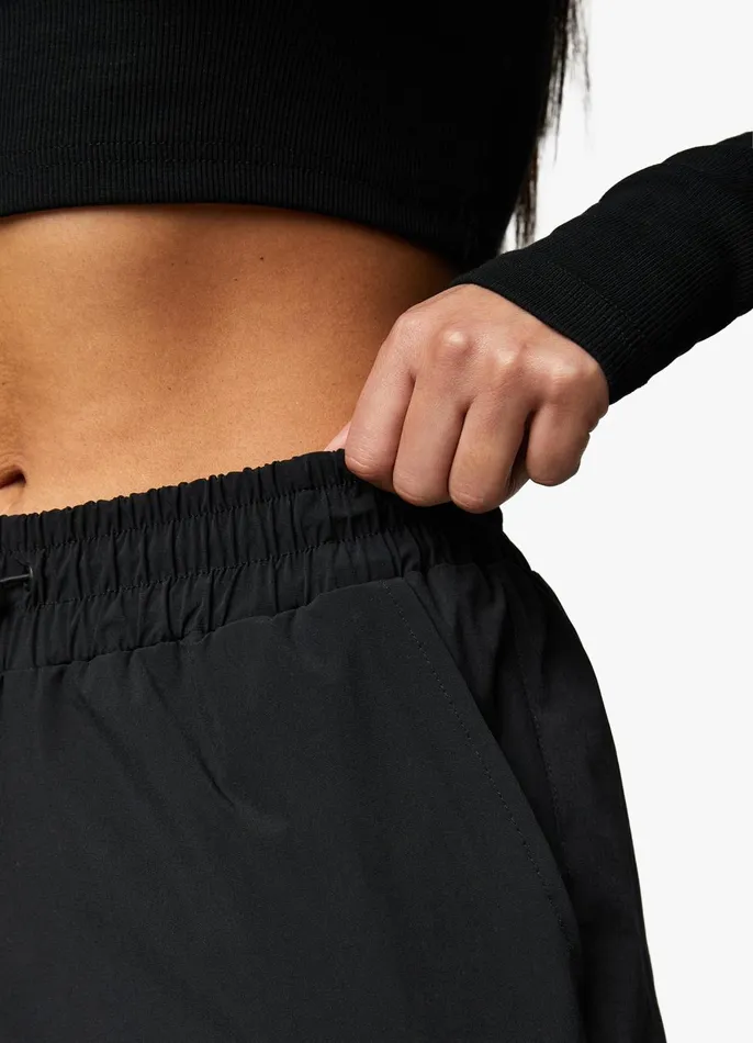 Gym King Joggers Women Utility Woven Cargo Pant 8211 Black