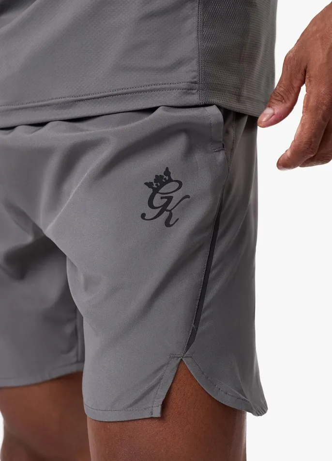 Gym King Shorts Men Flex 6034 Short 8211 Fossil GreyBlack