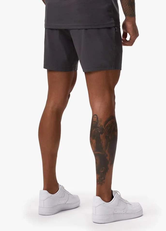 Gym King Shorts Men Pro Logo Jersey Short 8211 Graphite